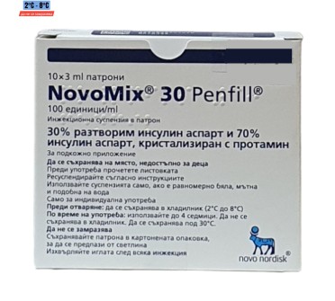 Novomix 30 PENFILL SUSP.INJ 300 IU X10
